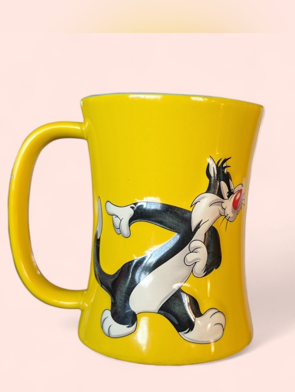 Warner Bros. Yellow Sylvester Character Mug